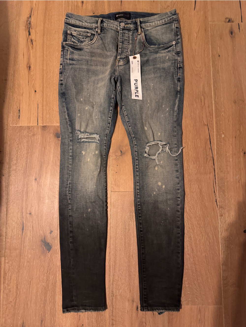 Men’s Purple Brand Jeans Dark Wash